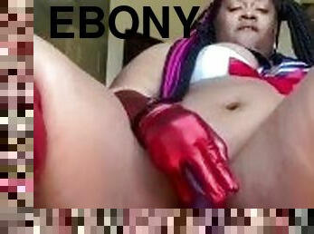 Ebony BBW Sailor gets creamy on duty  HOT EBONY BBW MASTURBATION