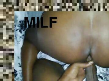 levrette, grosse, amateur, ébène, milf, black, belle-femme-ronde, plage, butin, chevauchement