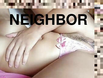 Cumming in the neighbor daughters fat pussy