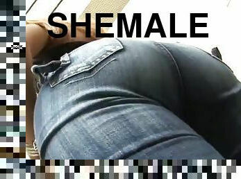 shemale, blond, rumpa-butt