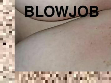 Quick glimpse of a blowjob and mommy milkers