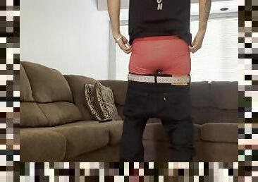 Black and Red Ethika Sagging / Ass Showoff - SexySaggerYo