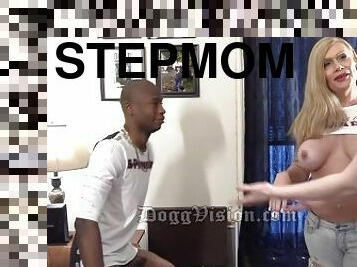 Trans Stepmom Caught Giving Blowjob