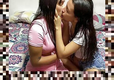 Sexy Young Lesbians Fuck When Their Parents Leave Home