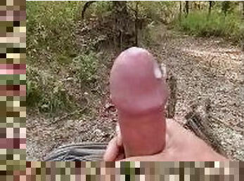 BWC Forest Cumshot????Wanna go for a hike with me??????