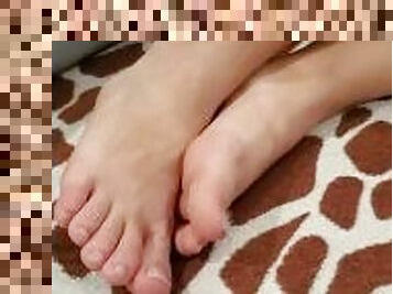Evening sexy feet