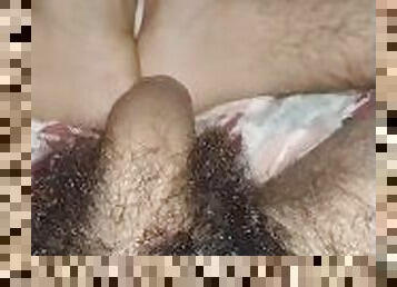 Hairy flacid bear cock