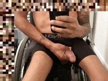 Who knew people in wheelchairs could have big dicks