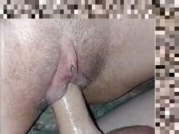 Average cock in super tight pussy