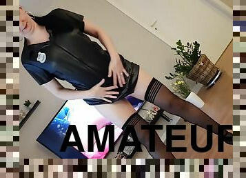 Omg! I Got Busted By A Super Hot Policewoman I Didnt Last Long - Jenniferpussy (new)