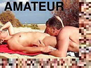 Hot Porn Lady Lisa Fucking With Hubby On The Beach Vuerte V
