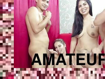 amatérske, fajka, teenagerské, domáce, latinské, robenie-rukou, skupinový-sex, webkamera, bruneta