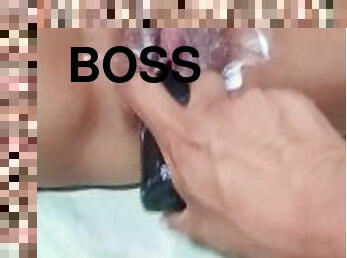 Lady Boss Like It Big Soaked In Cum