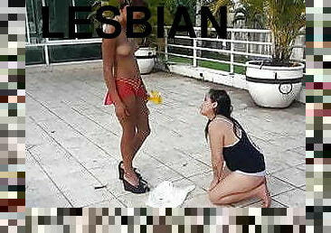 latina teen humiliate female sub with feeding