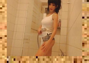 Hot girl in shower