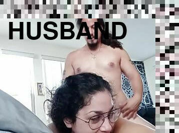 Fucking my friend's husband when she walks in - Full video