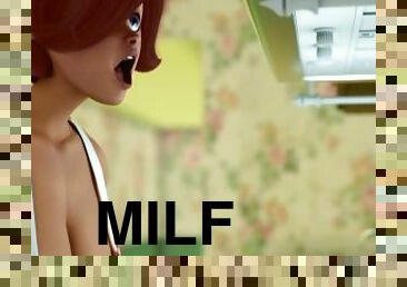 Mindy the MILF invites her Daughter's Boyfriend over for Dessert, Part 1