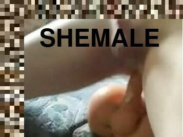 shemale, anal, leke, homofil, knulling-fucking, dildo, dukke