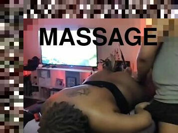 Massage turns into blow job