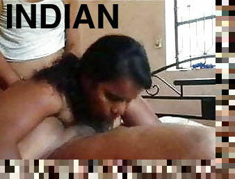 Indian maid used front and back