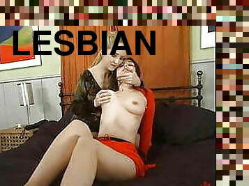 Lesbian Femdom Titslapping