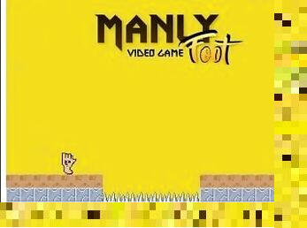 MANLYFOOT - 8bit retro style arcade game - Play as my foot and avoid enemy’s such as stinky socks