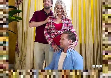 Hung dude fucks his stepmom at the family photo shoot