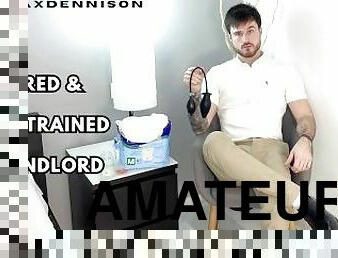 Diapered & anal trained by your landlord