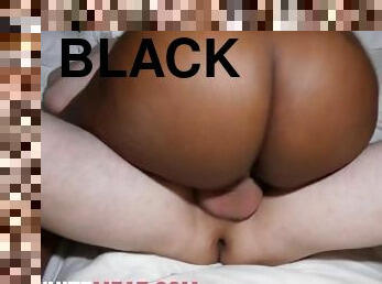 Big black ass interracial anal