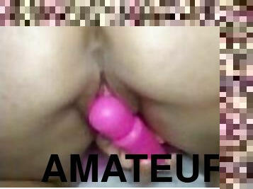 traseiros, teta-grande, masturbação, esguincho, amador, anal, brinquedo, latina, sozinho, tetas-pequenas