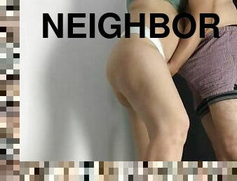 i fuck the horny neighbor LATINA // me follo a la vecina luego de calentarme