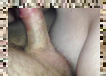 Ex-Roommate Sucks My Cock Some More, And Shows Her Tits And Big Pink Nipples