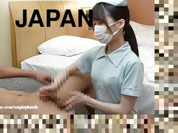 asia, perawat, amatir, jepang, handjob-seks-dengan-tangan-wanita-pada-penis-laki-laki, wanita-berbusana-dengan-pria-telanjang, sperma, manis, cantik, fetish-benda-yang-dapat-meningkatkan-gairah-sex