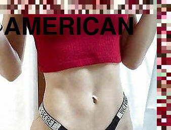 american, bikini, cowgirl