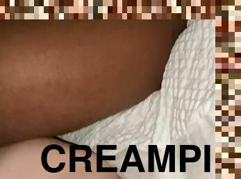 Creamy when bbc anal feels good