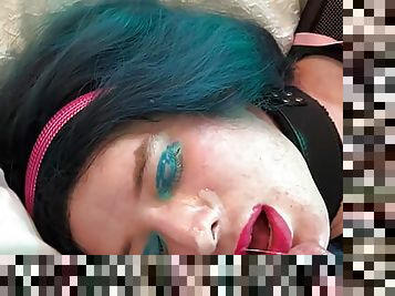 Cumshot on Trans Woman POV