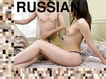 Russian beauty lost her virginity at the casting