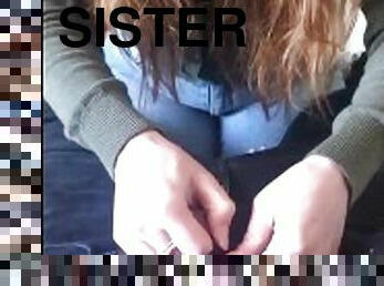 Redhead Step-Sister Swallows My Cum