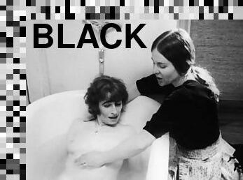 Black and white vintage porn movie with interesting plot