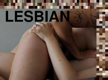 Hot Lesbians making out