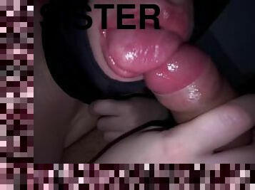 Fucking my stepsister. Cumshot on tits