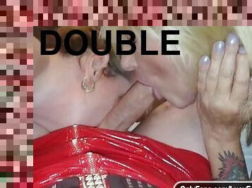 Lucy Essex CD Double blowjob and fucking with 2 sexy girls