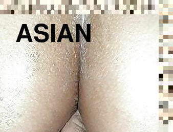 Anal fingering for asian wife