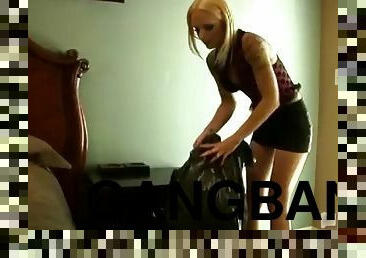 GangBangSquad com Faye Runaway teen porn Anal DP Black cock