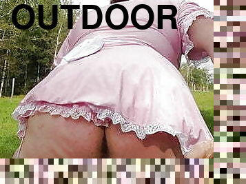 sissy anal outdoor fun