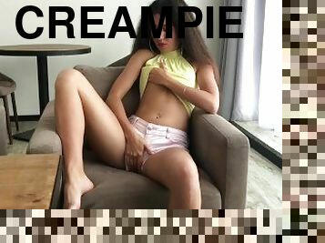 My Step Sis Spoil Me With Hot Jerk. Fuck Her And Cum Inside Pussy Part 1