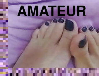 amateur, pies, fetichista, con-los-pies