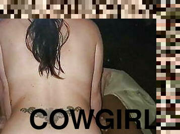 riding, cowgirl, pikk