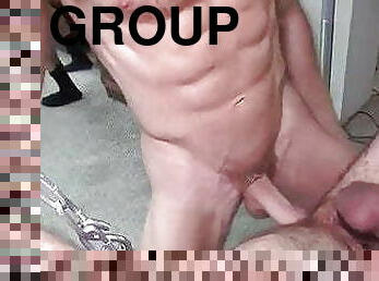 far, orgie, fest, anal, kæmpestor-pik, bøsse, gruppesex-groupsex, farmand, bjørn