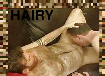 Hairy Straight Cub Sucked Until He Cums
